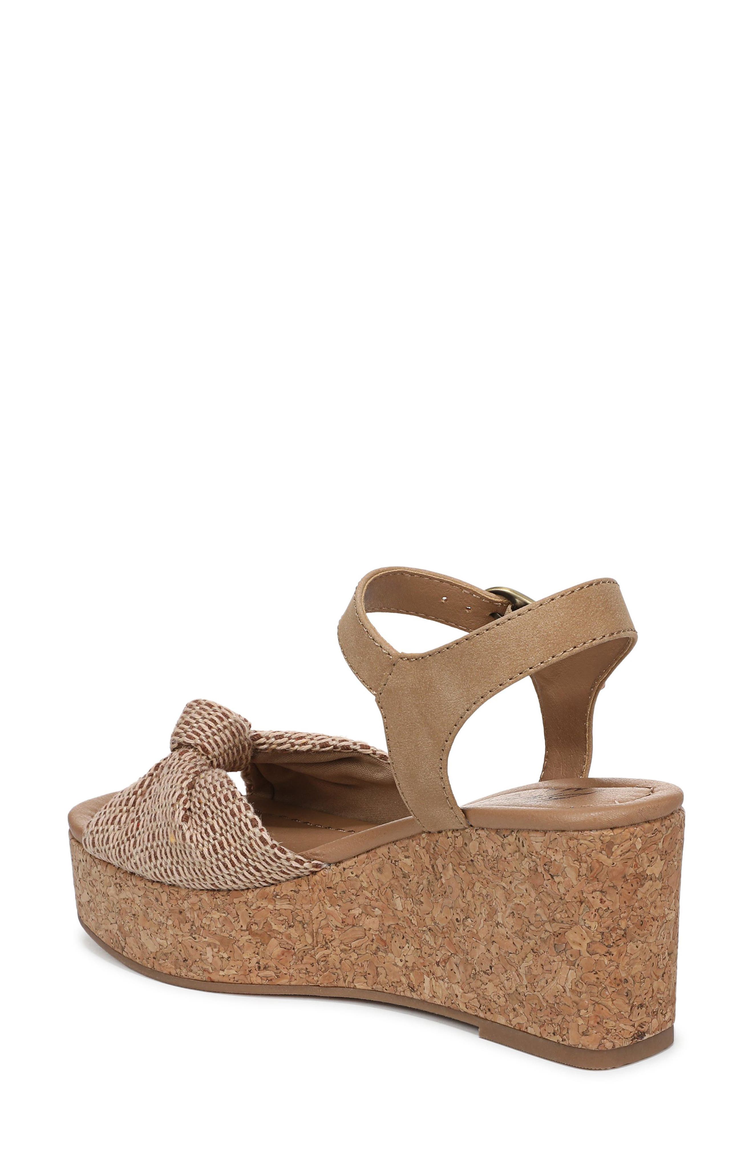 Blowfish Malibu Adore Platform Wedge Sandal, Alternate, color, Natural Sand Crochet