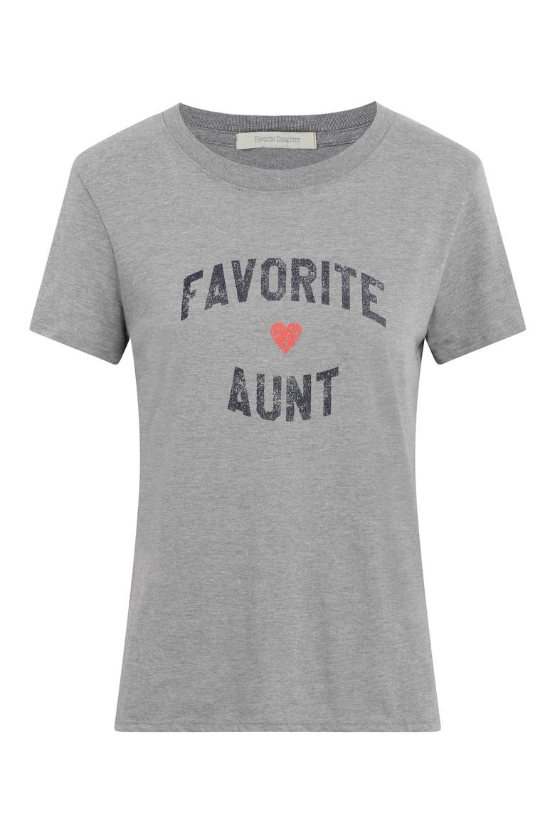 Favorite Aunt T-Shirt, Alternate, color, HEATHER GREY