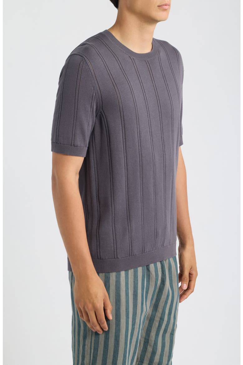 Lolo Drop Needle Sweater Tee, Alternate, color, ASH