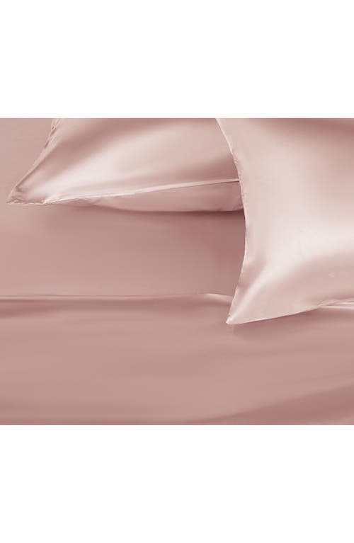 Martex Set Of 2 Elegance Satin Pillowcases In Rose Gold