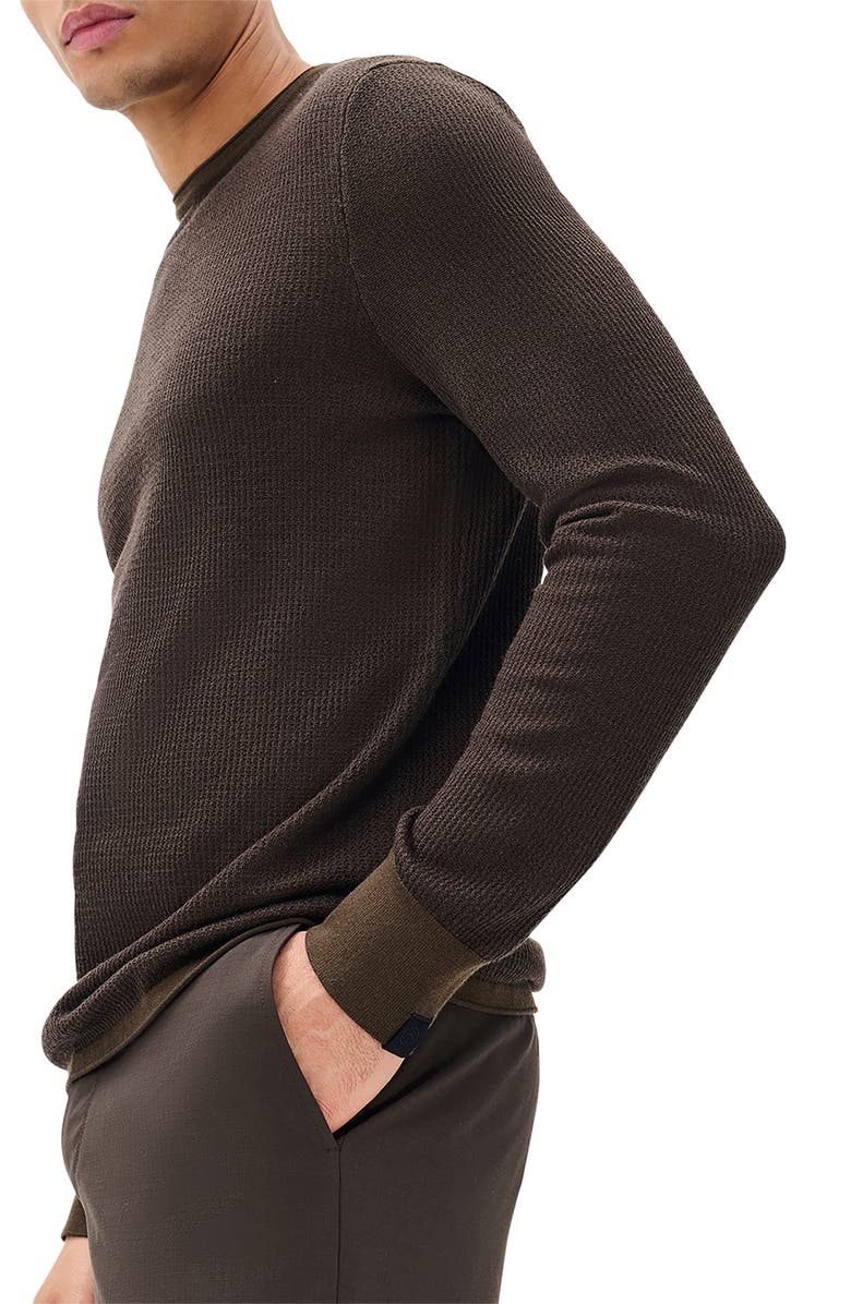 rag & bone Gregory Crewneck Sweater, Alternate, color, Stonewall