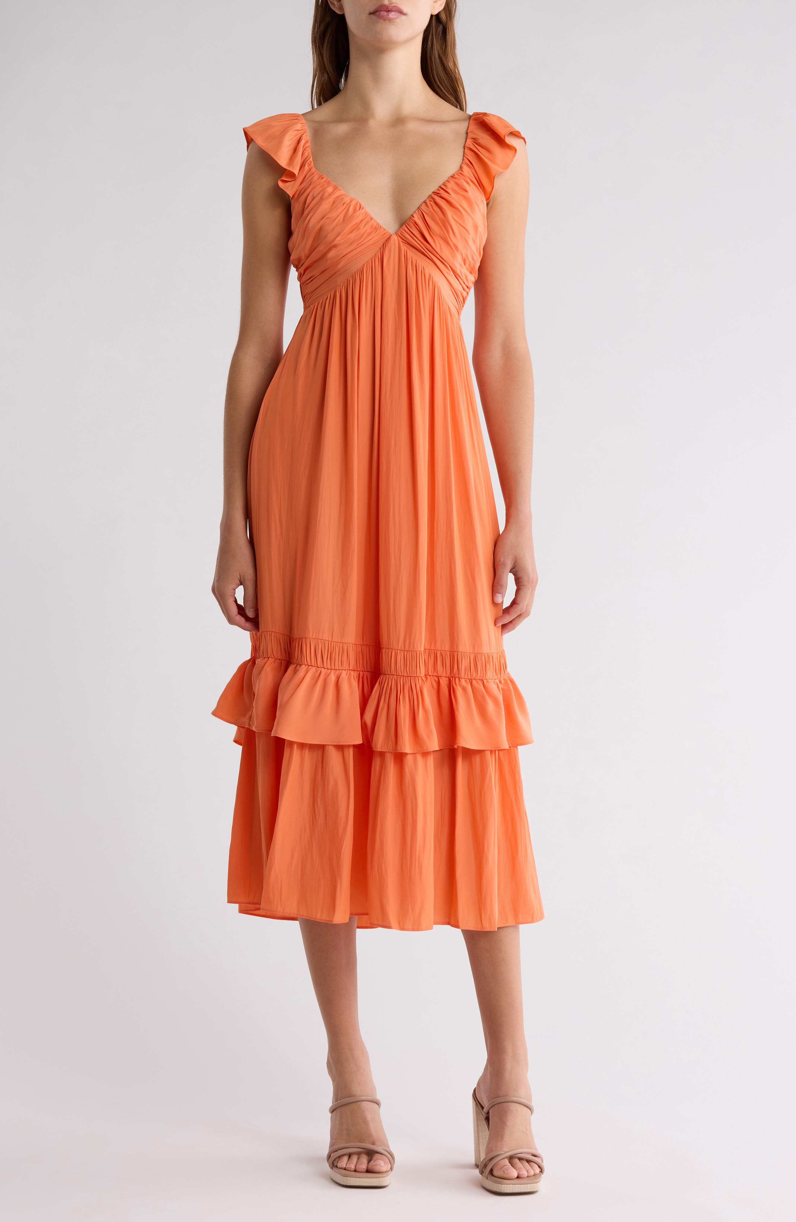 Ramy Brook Nelly Tiered Hem Dress