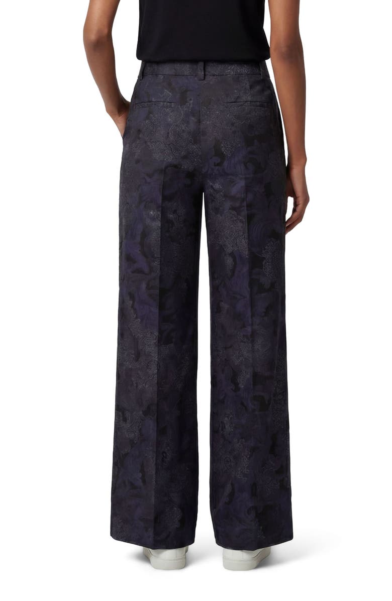 Lords of Harlech Paisley Explosion Womens Wide-leg Pant, Alternate, color, Paisley Explosion Black