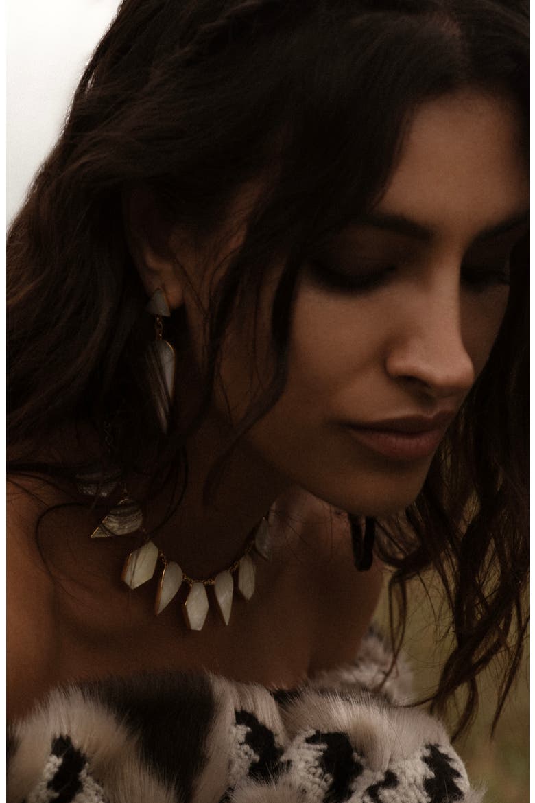 Warrioress Wonder Earrings, Alternate, color, Gold