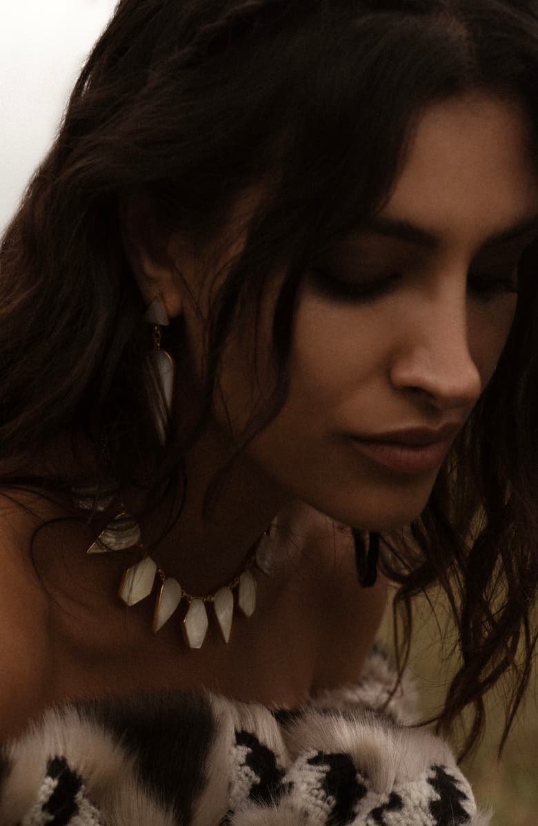 Freya Rose Warrioress Wonder Earrings, Alternate, color, Gold