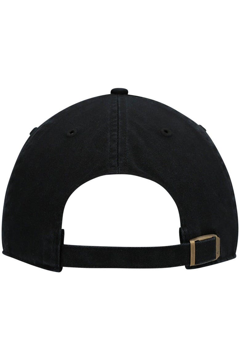 Men's '47 Black Carolina Panthers Team Tonal Clean Up Adjustable Hat, Alternate, color, Black