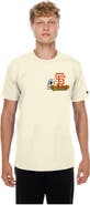New Era Men's New Era Natural San Francisco Giants Dia de los Muertos Sugar Skull T-Shirt