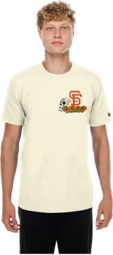 New Era Men's New Era Natural San Francisco Giants Dia de los Muertos Sugar Skull T-Shirt
