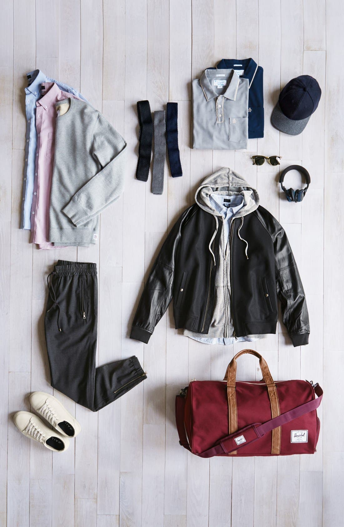 'Novel' Duffel Bag, Alternate, color, WINDSOR WINE