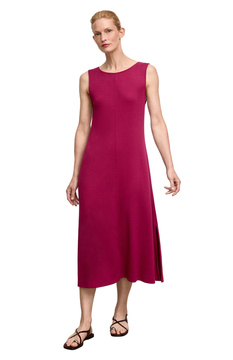 Milano Drape Dress - Ribbed Pima Modal