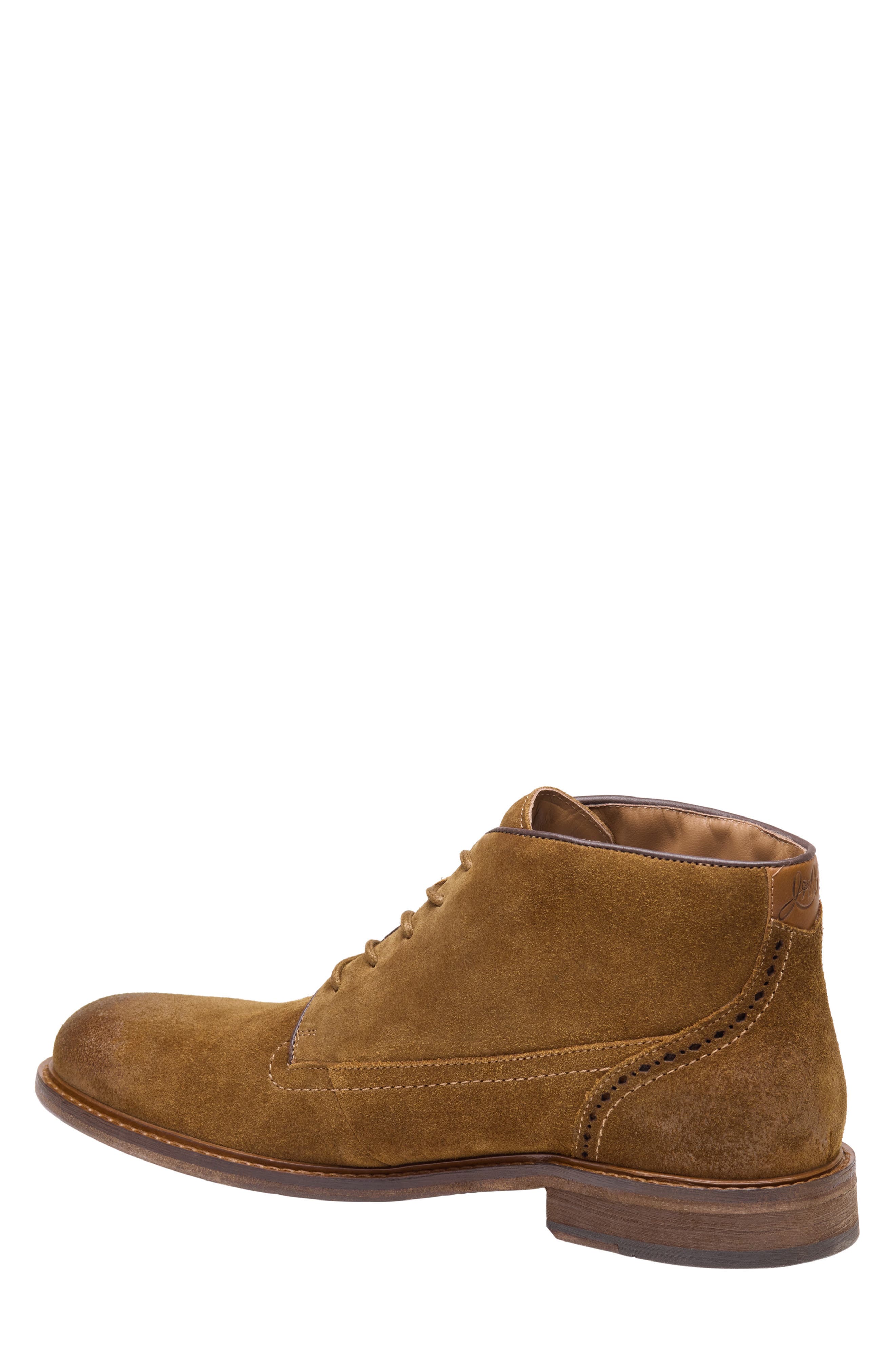 Ripley Lace-Up Chukka Boot, Alternate, color, SNUFF WAXED SUEDE