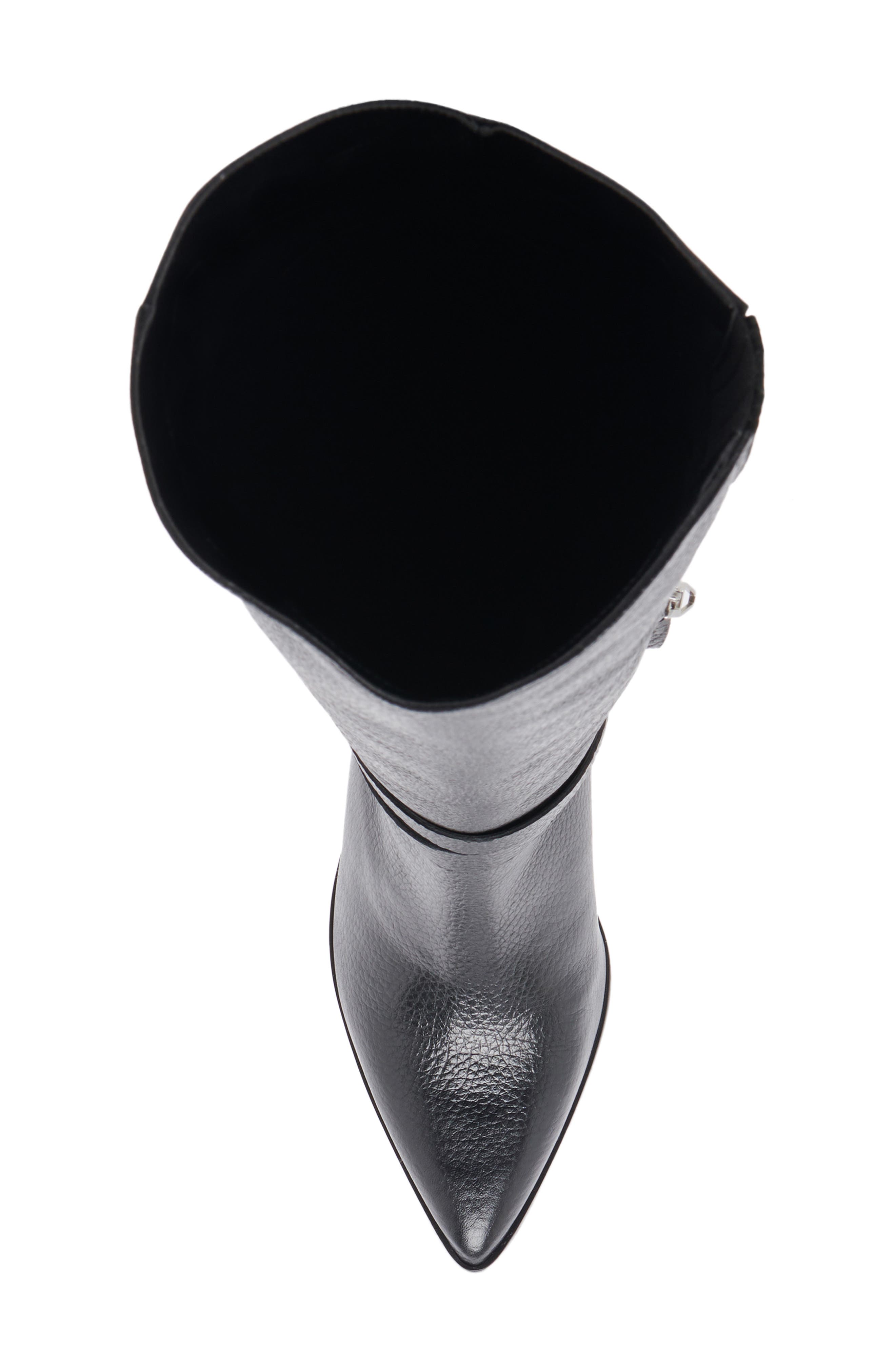 Dolce Vita Tyrone Pointed Toe Knee High Boot, Alternate, color, Black Leather