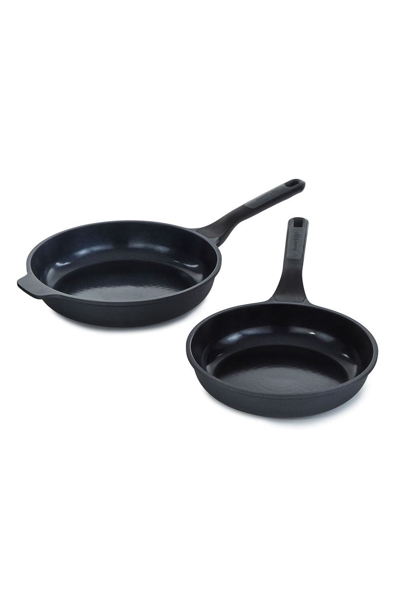BergHOFF Leo Stone 2-Piece Fry Pan Set, Main, color, Black