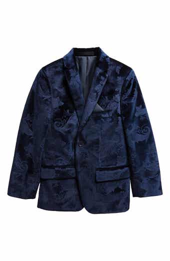 Kids' Paisley Velvet Dinner Jacket
