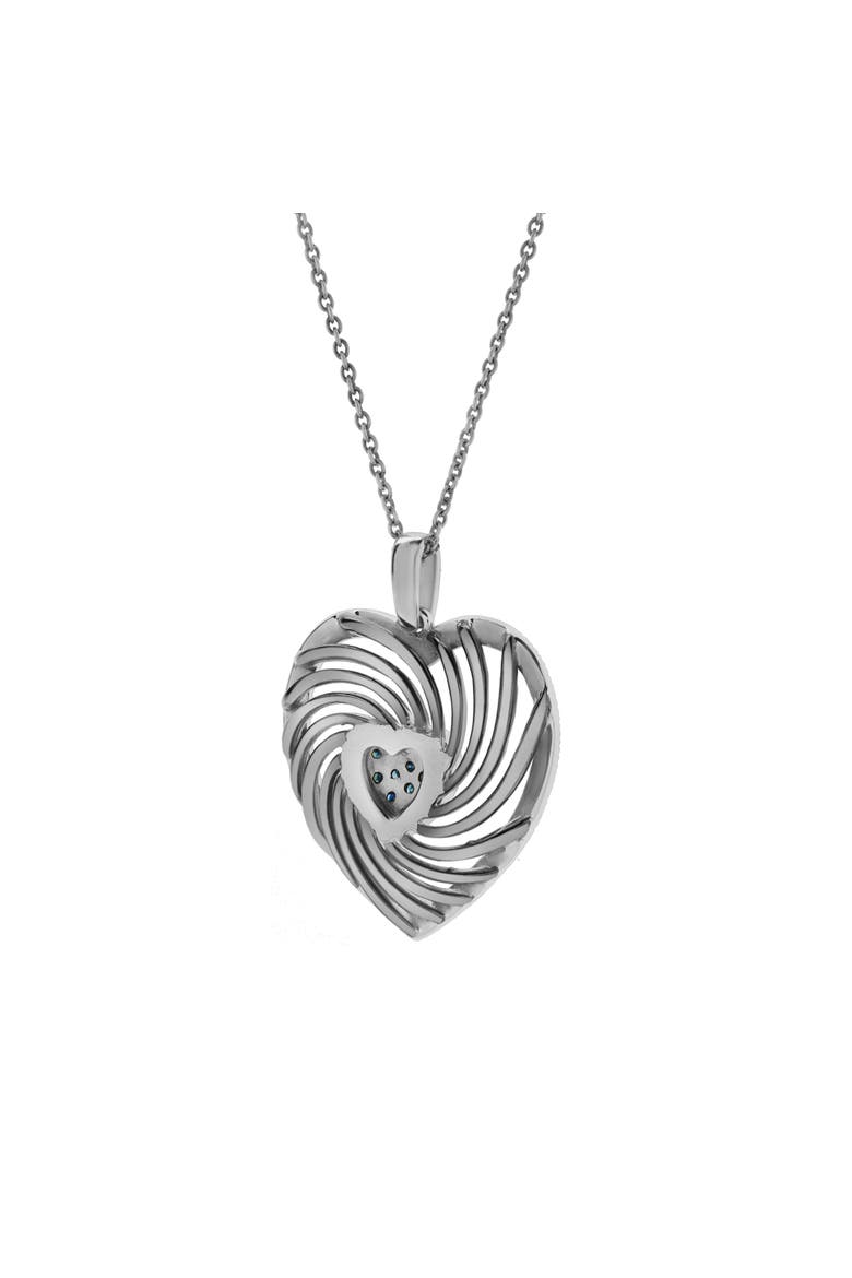 Nalina Sterling Silver 0.08 Ct Diamond Heart Pendant, Alternate, color, 925 Sterling Silver