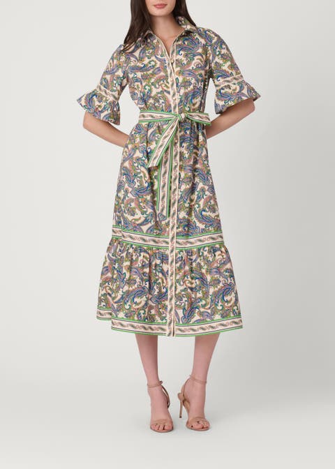 Pura Paisley Print Alix Dress