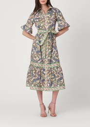 Shoshanna Pura Paisley Print Alix Dress