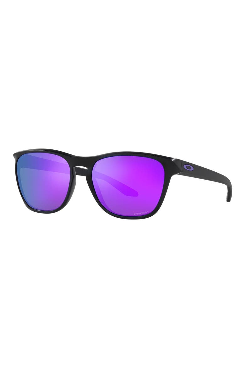 Manorburn 56mm Square Sunglasses, Alternate, color, MATTE BLACK/ PRIZM VIOLET