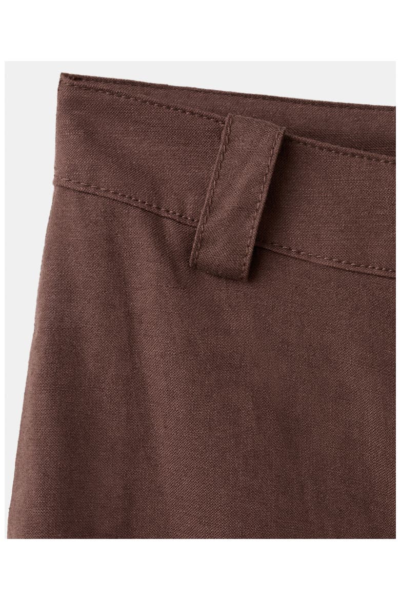 Flat Front Pants, Alternate, color, CHOCOLATE