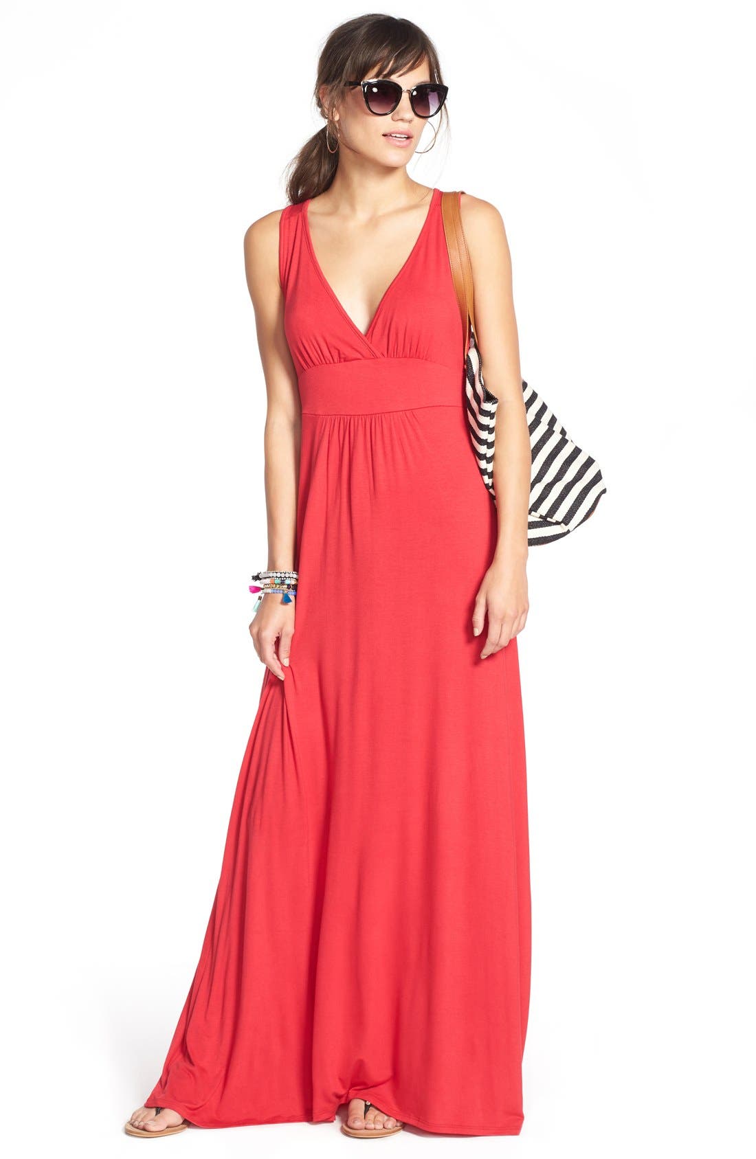 BP. Stripe Canvas Tote, Alternate, color, 