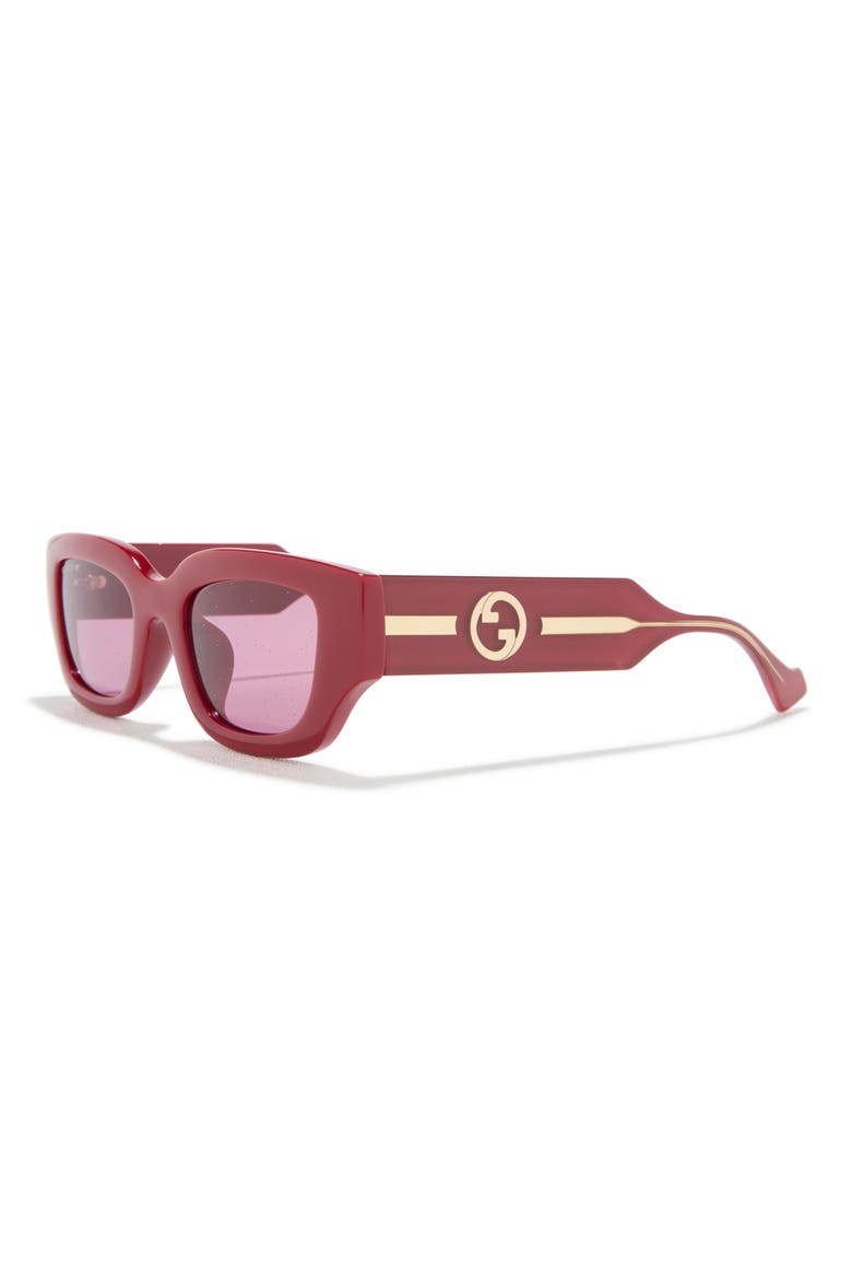 51mm Cat Eye Sunglasses, Alternate, color, BURGUNDY CRYSTAL RED