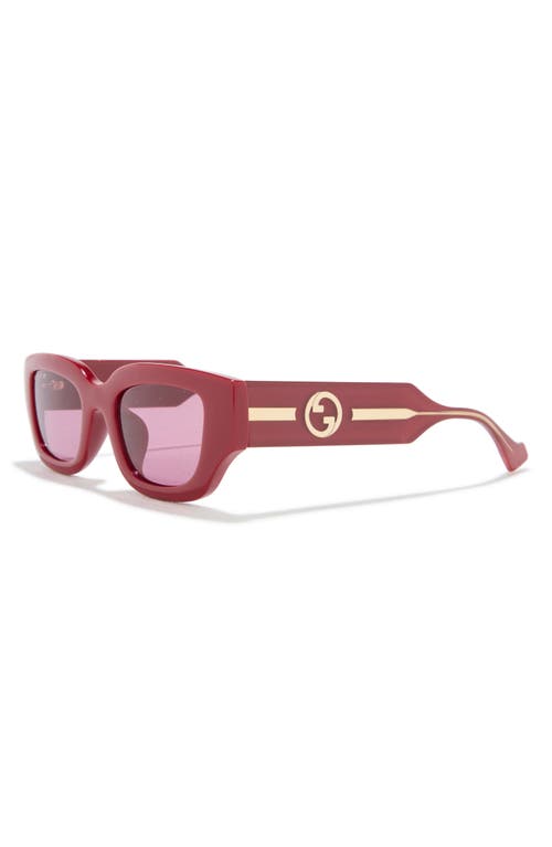 Gucci 51mm Cat Eye Sunglasses
