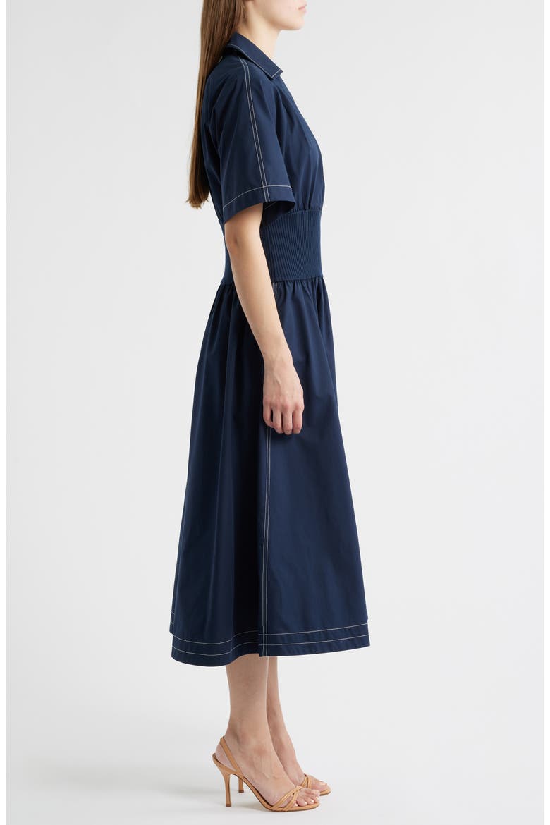 Dakari Faux Wrap Dress, Alternate, color, SKY CAPTAIN