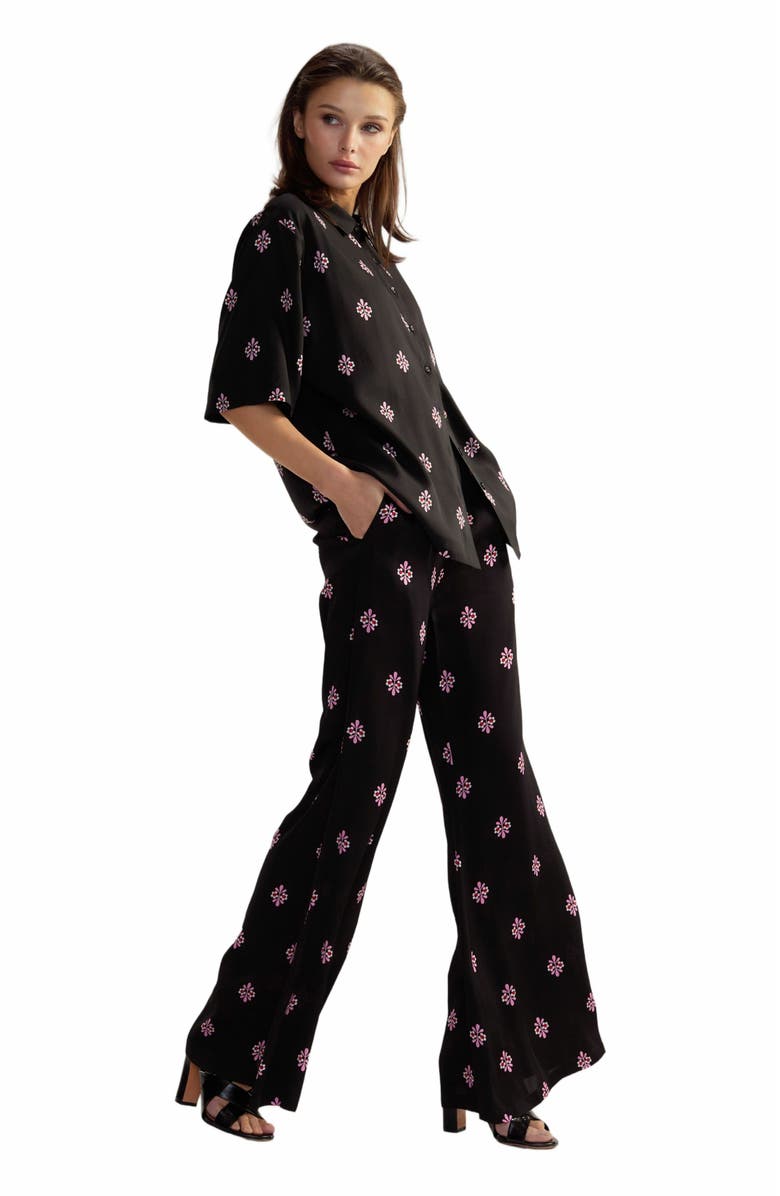 Cynthia Rowley Blake Camp Shirt, Alternate, color, 