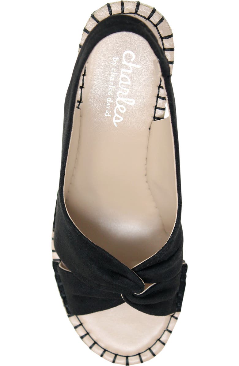 Charles by Charles David Notable Espadrille Wedge Slingback Sandal, Alternate, color,