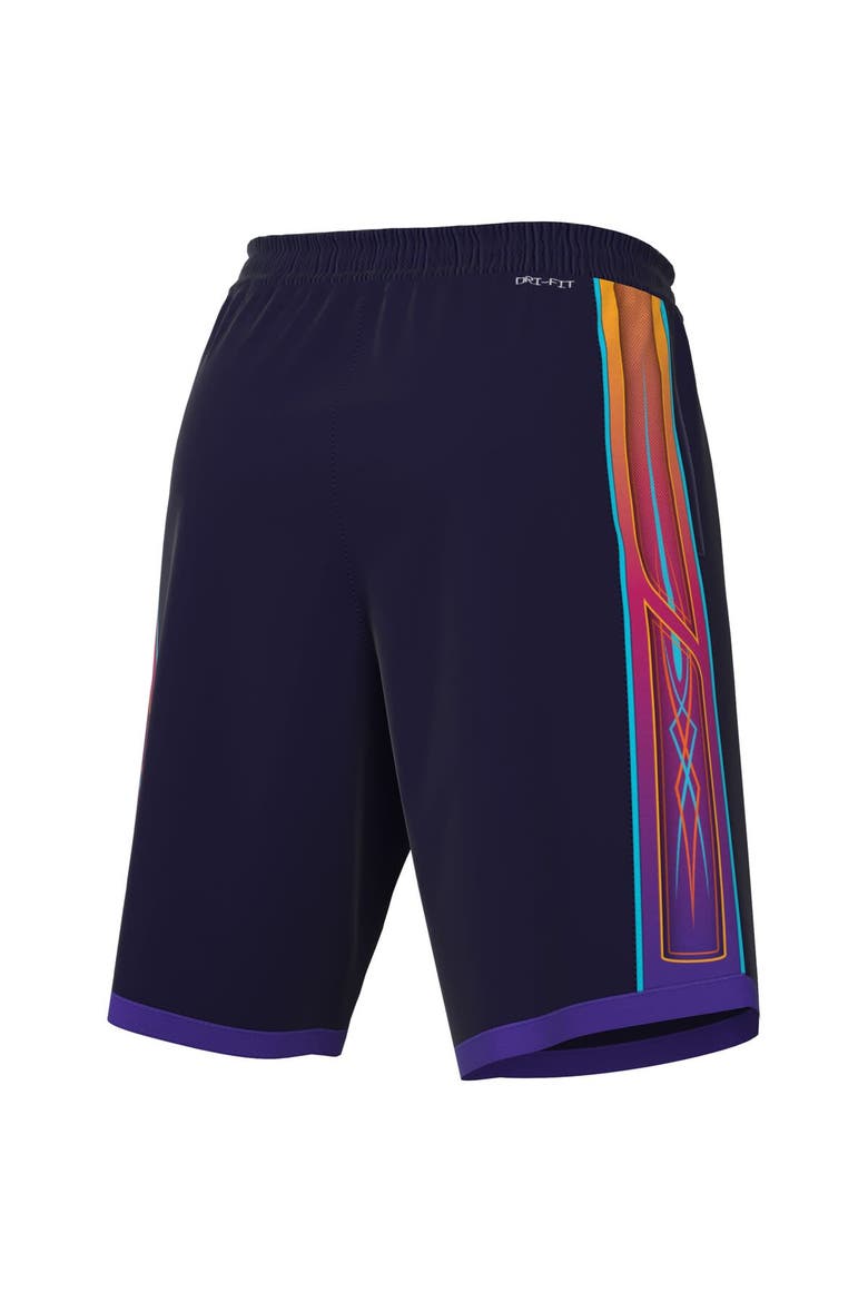 Men's Nike  Purple Phoenix Suns 2023/24 City Edition Swingman Shorts, Alternate, color, Purple