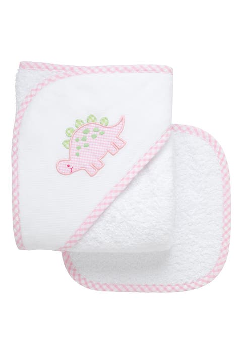 Playful Pals Hooded Towel & Washcloth Set