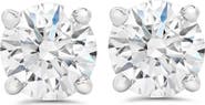Bliss Diamond Certified 2Ct TW Diamond Studs Screw Back 14k Gold Lab Grown