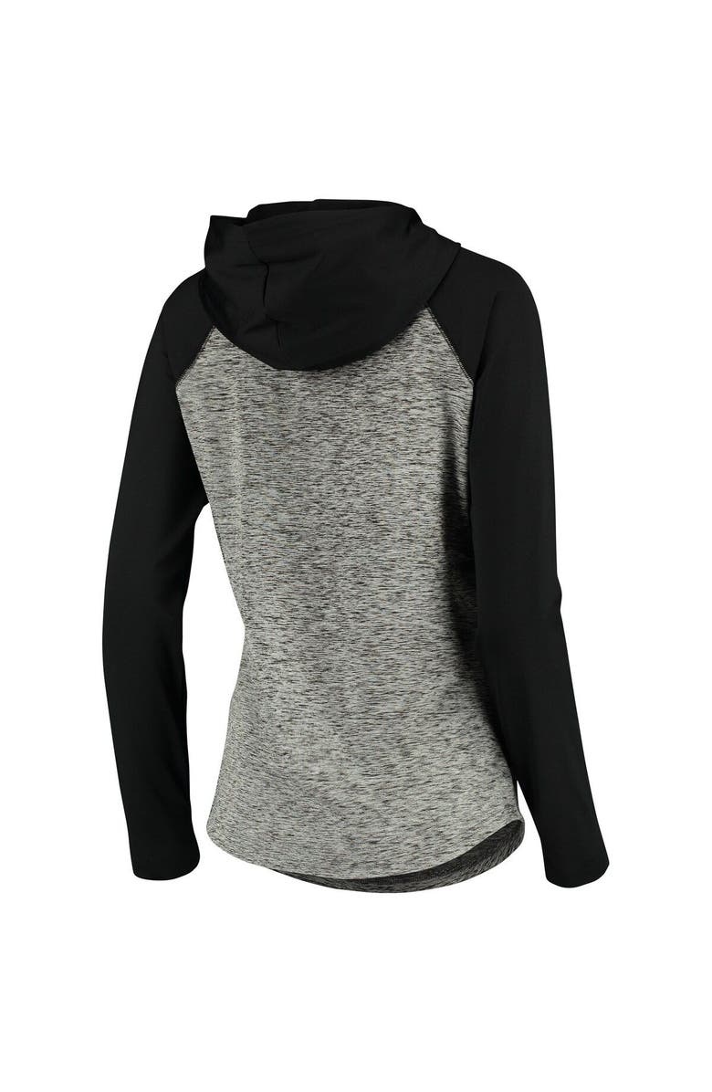 G-III 4HER BY CARL BANKS Women's G-III 4Her by Carl Banks Heathered Gray/Black Las Vegas Raiders Championship Ring Pullover Hoodie, Alternate, color, 