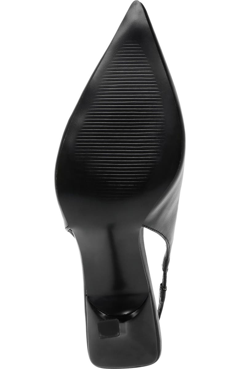 Anne Klein Indianna Slingback Pump, Alternate, color, Black Fabric