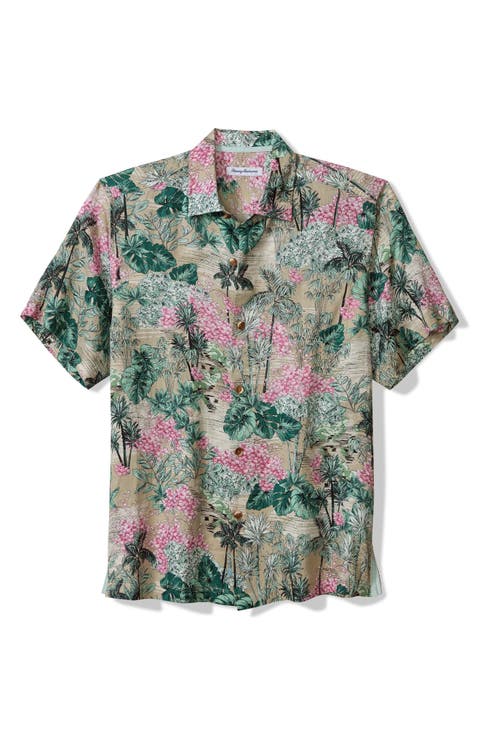 Catalina Coast Short Sleeve Linen Button-Up Shirt