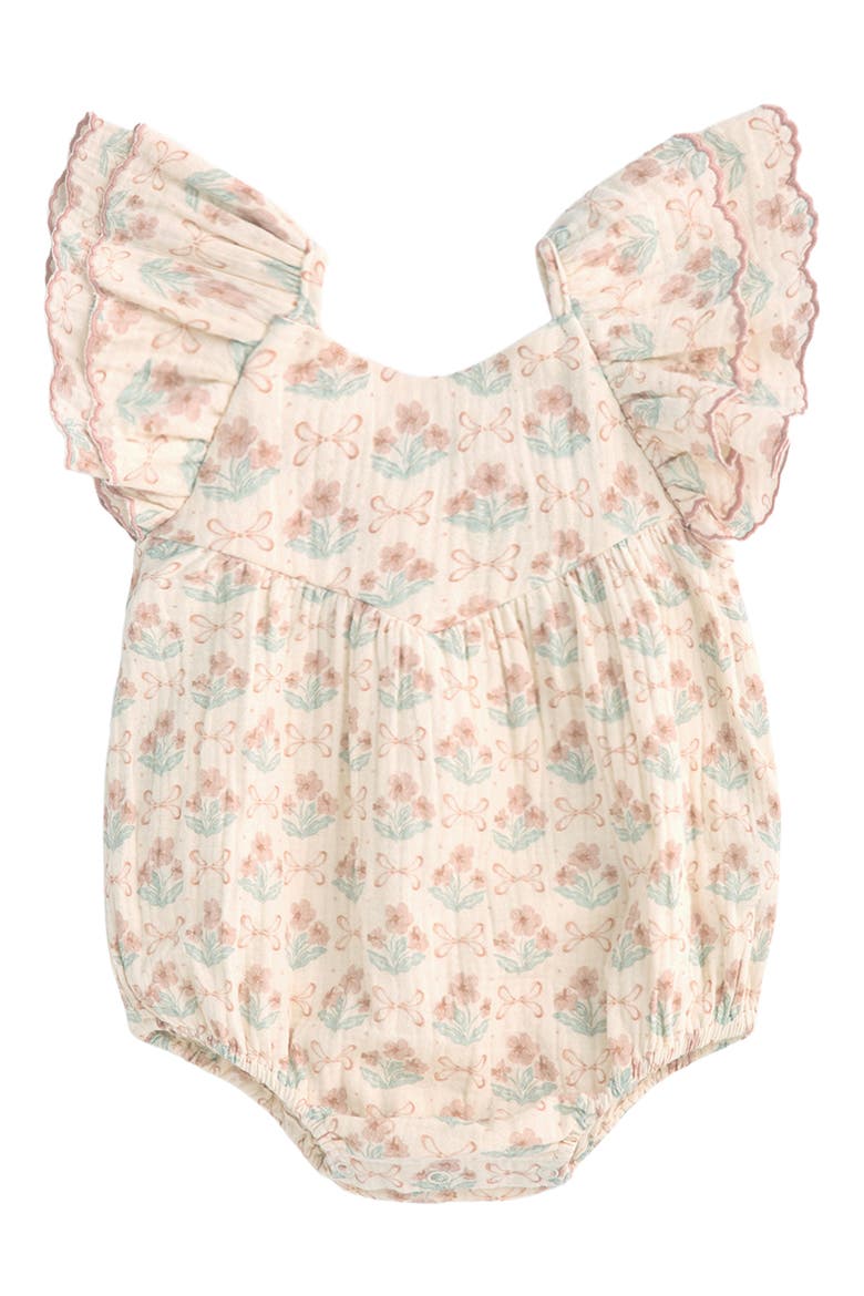 Roxy Blossom Cotton Bodysuit, Alternate, color, IVORY