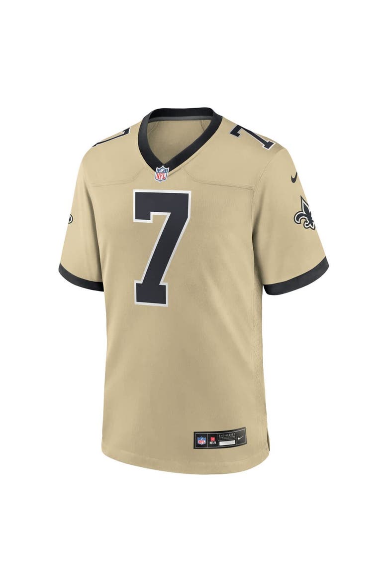 Men's Nike Taysom Hill Gold New Orleans Saints Gameday Golds Alternate Game Player Jersey, Alternate, color, Gold