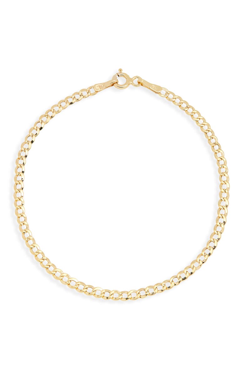 14K Gold Twist Chain Bracelet (Nordstrom Exclusive), Main, color, 14K YELLOW GOLD