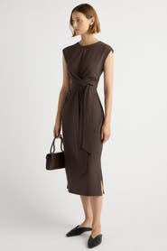 Modern Citizen Fei Tie-Front Organic Cotton Dress