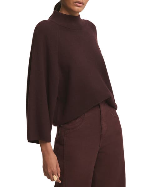 Cotton Blend Batwing Top