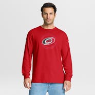 FANATICS Men's Fanatics Red Carolina Hurricanes Authentic Pro Property Of Practice Long Sleeve T-Shirt