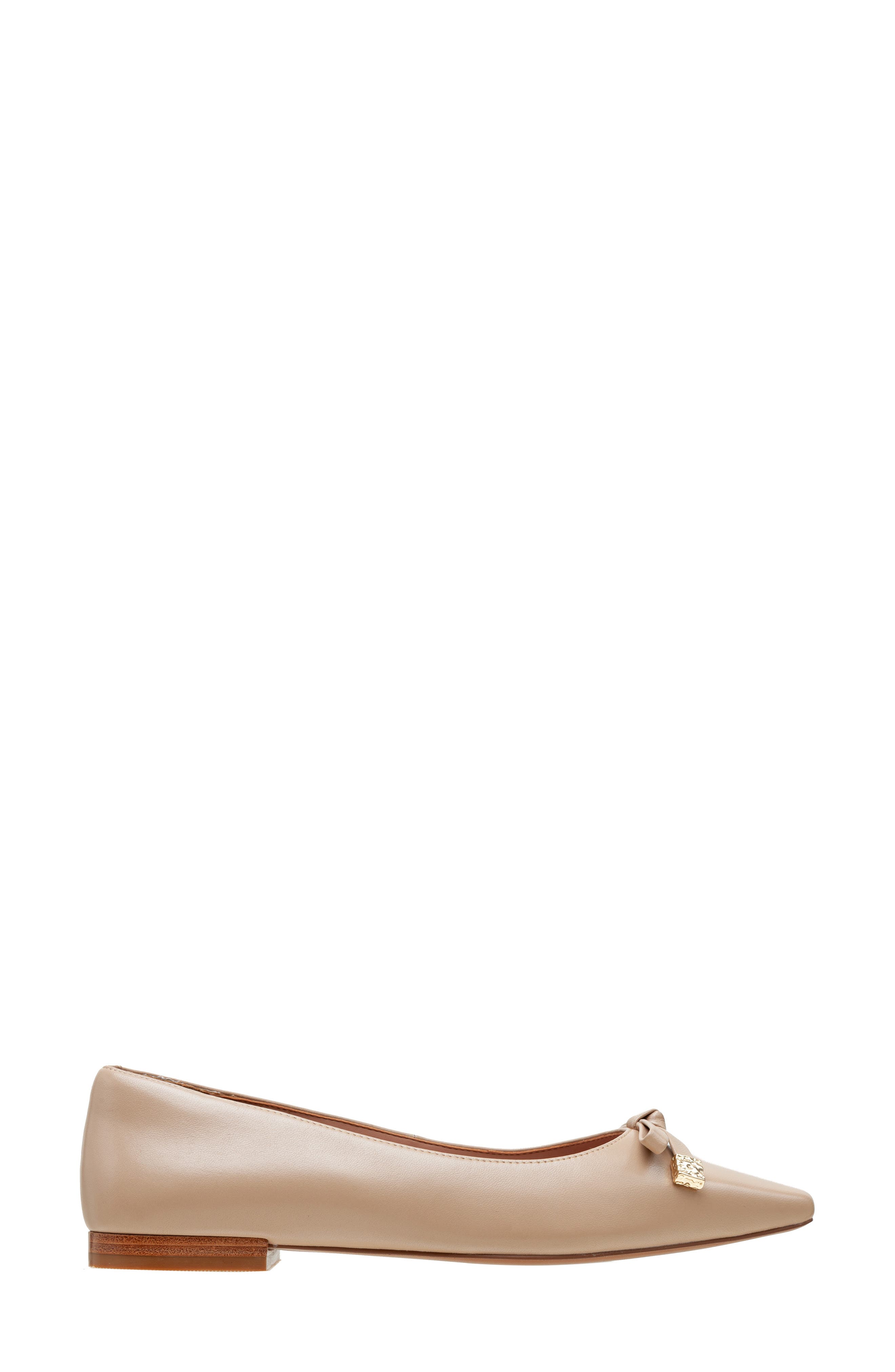 Linea Paolo Nicolis Pointed Toe Flat, Alternate, color, Blush Pink