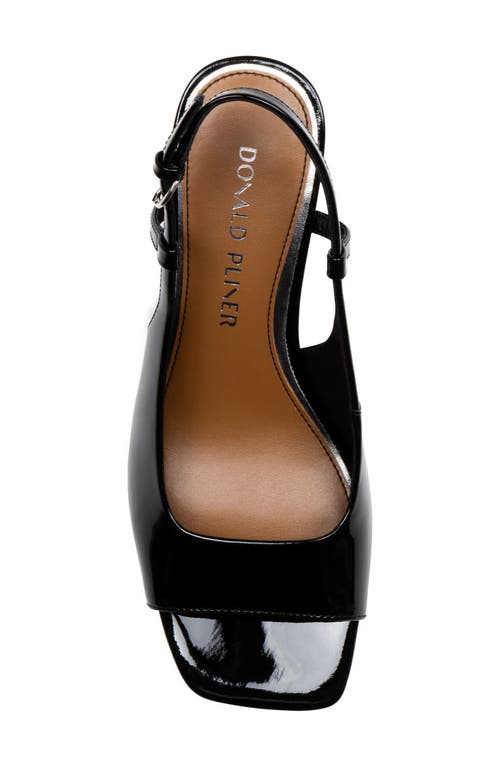 Donald Pliner Grinn Peep Toe Slingback Sandal In Black