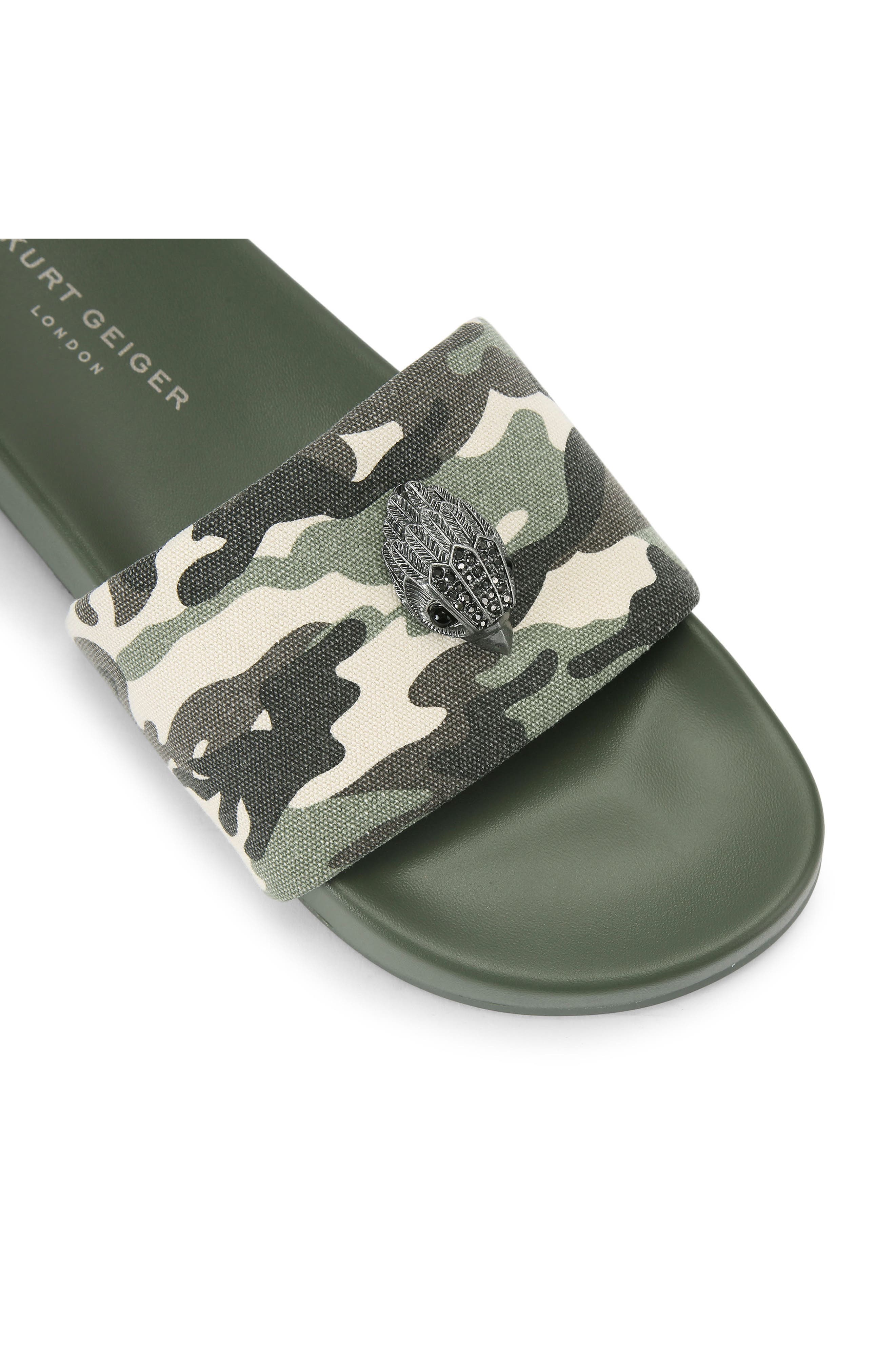 Kurt Geiger London Brockwell Slide Sandal, Alternate, color, Open Green