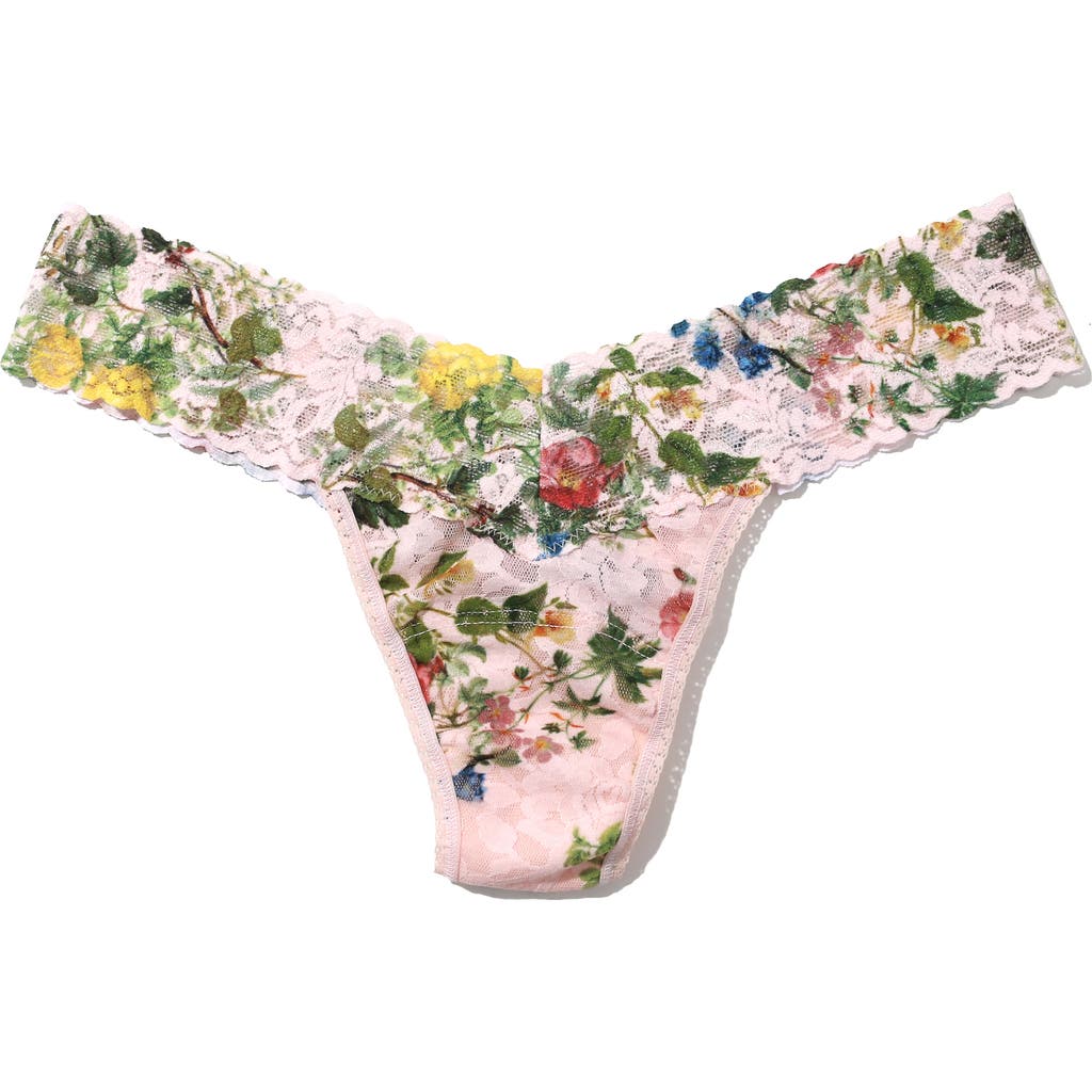 Hanky Panky Print Low Rise Thong In Overjoyed