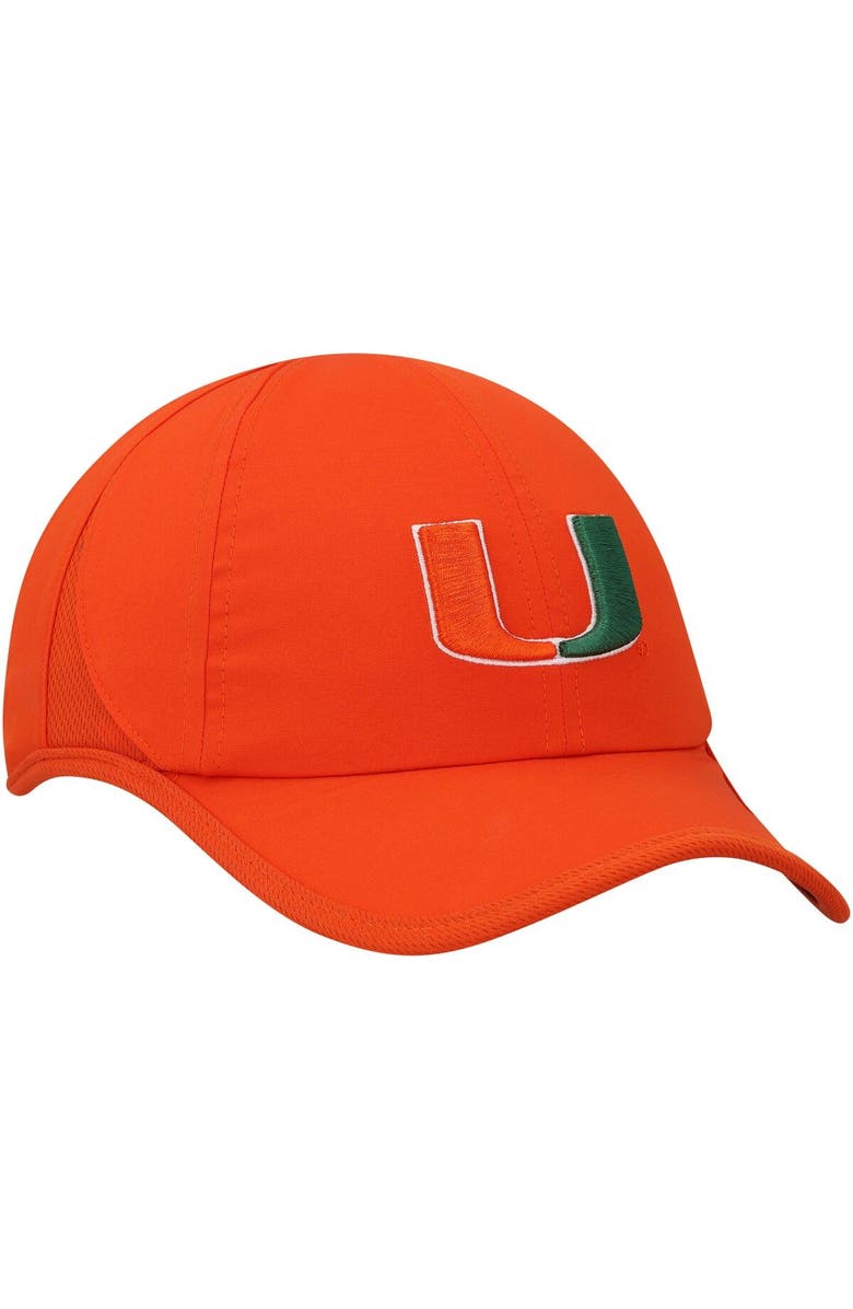 adidas Men's adidas Orange Miami Hurricanes Superlite AEROREADY Adjustable Hat, Alternate, color, 