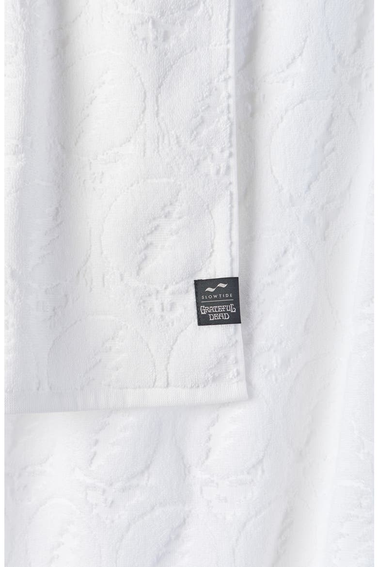 Dye Grateful Bath Towel, Alternate, color, WHITE