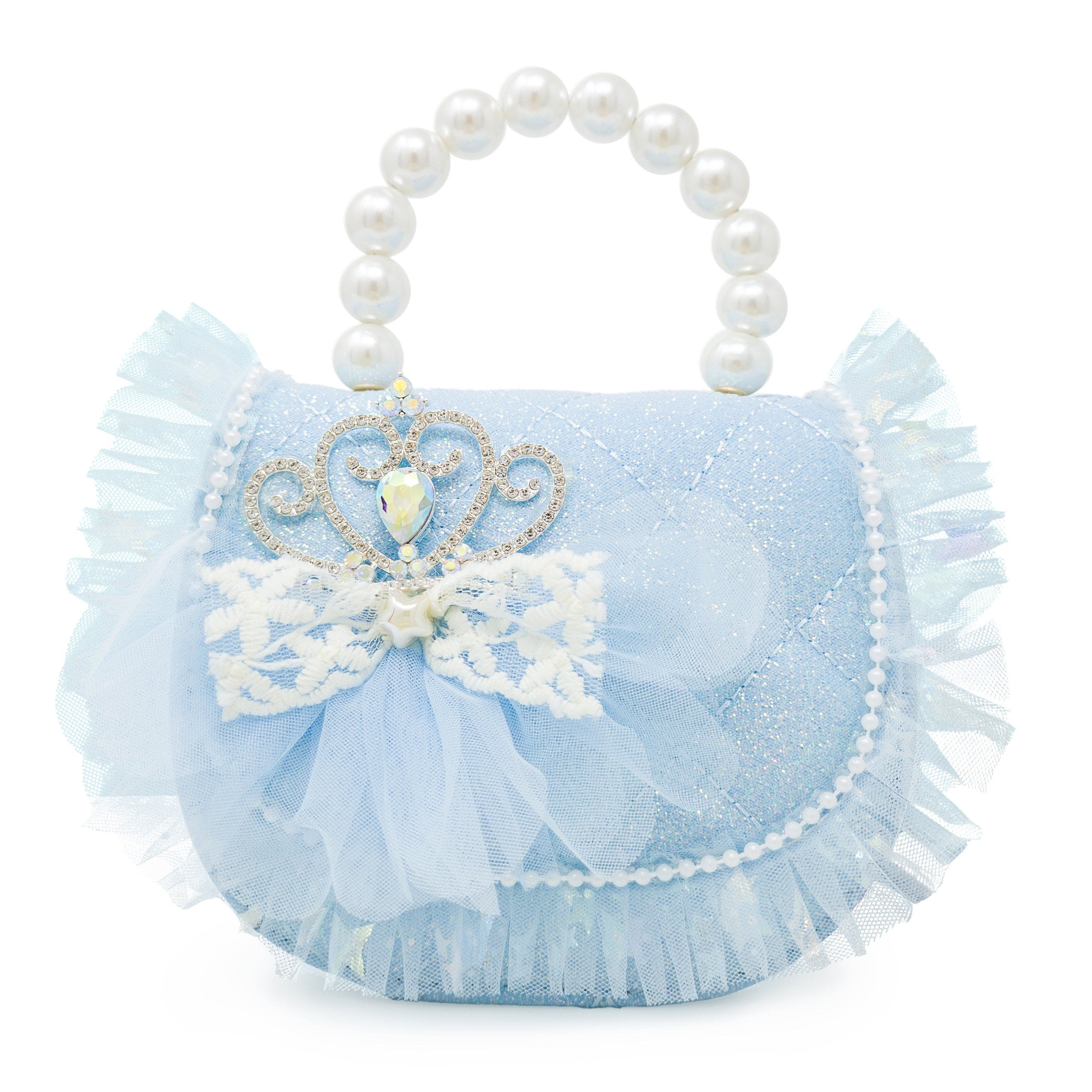 Puttisu Handbag - Princess Tiara, Main, color, Ice Blue Sparkle