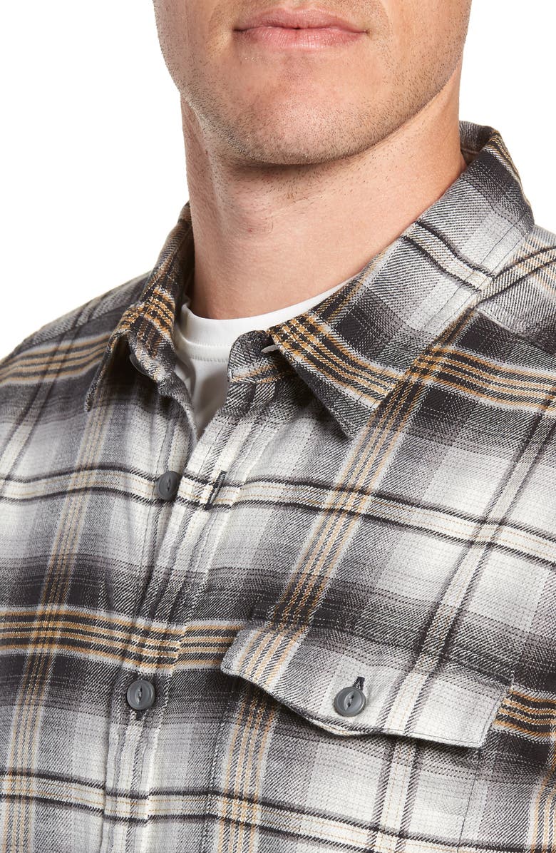 Patagonia Regular Fit Organic Cotton Flannel Shirt, Alternate, color, 