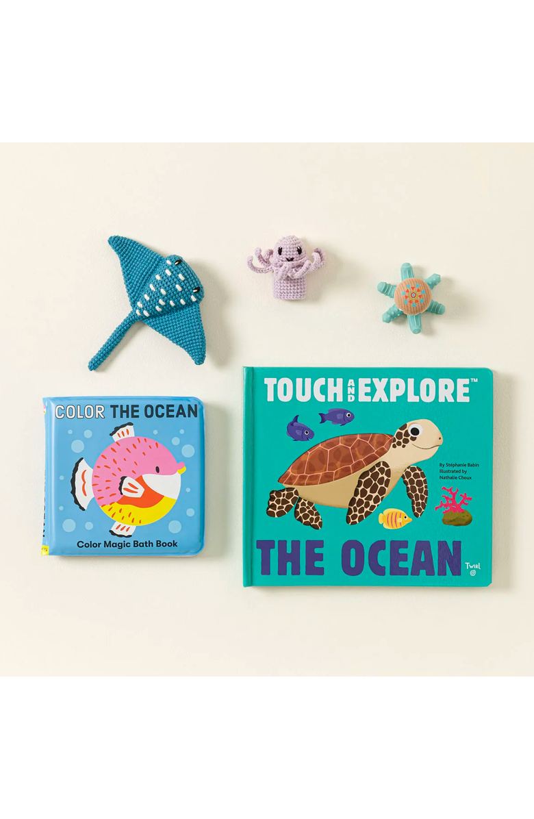 Uncommon Goods Ocean Explorer Baby Gift Set, Main, color, Blue